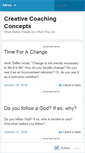Mobile Screenshot of creativecoachingconcepts.wordpress.com
