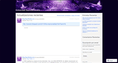 Desktop Screenshot of comunidadrayovioleta.wordpress.com