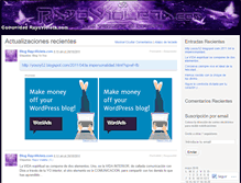 Tablet Screenshot of comunidadrayovioleta.wordpress.com