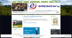 Desktop Screenshot of edifactory.wordpress.com