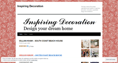 Desktop Screenshot of inspiringdecoration.wordpress.com