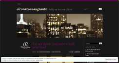 Desktop Screenshot of elcorazonsangrante.wordpress.com