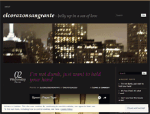 Tablet Screenshot of elcorazonsangrante.wordpress.com