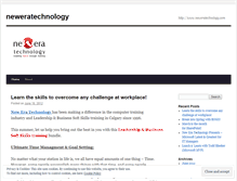 Tablet Screenshot of neweratechnology.wordpress.com