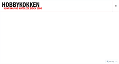 Desktop Screenshot of hobbykokken.wordpress.com