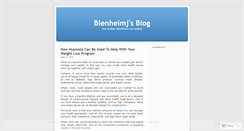 Desktop Screenshot of blenheimj.wordpress.com