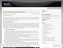 Tablet Screenshot of jobsonit.wordpress.com