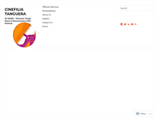 Tablet Screenshot of cinefiliatanguera.wordpress.com