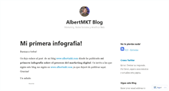 Desktop Screenshot of albertmkt.wordpress.com