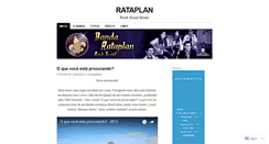 Desktop Screenshot of bandarataplan.wordpress.com