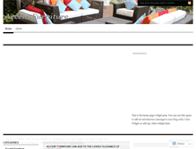 Tablet Screenshot of accentfurnitureinfo.wordpress.com