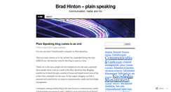 Desktop Screenshot of bradhinton.wordpress.com