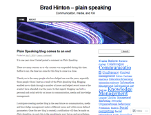 Tablet Screenshot of bradhinton.wordpress.com