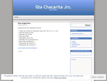 Tablet Screenshot of gtachacarita.wordpress.com