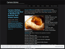 Tablet Screenshot of farmerskitchen.wordpress.com