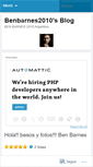 Mobile Screenshot of benbarnes2010.wordpress.com