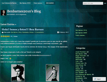 Tablet Screenshot of benbarnes2010.wordpress.com