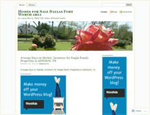 Tablet Screenshot of dfwhomes4sale.wordpress.com