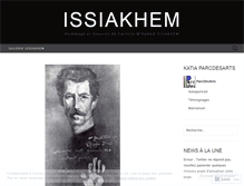 Tablet Screenshot of issiakhem.wordpress.com