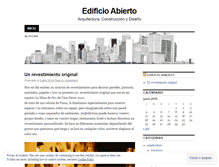 Tablet Screenshot of edificioabierto.wordpress.com