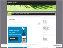 Tablet Screenshot of greenopolis.wordpress.com