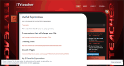 Desktop Screenshot of itvteacher.wordpress.com
