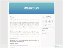 Tablet Screenshot of emrnetwork.wordpress.com