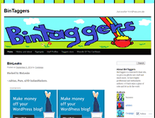 Tablet Screenshot of bintaggers.wordpress.com