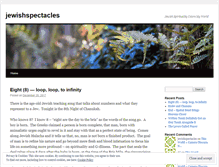 Tablet Screenshot of jewishspectacles.wordpress.com