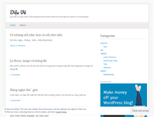 Tablet Screenshot of dieuvu.wordpress.com