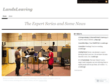Tablet Screenshot of landsleaving.wordpress.com