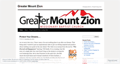 Desktop Screenshot of gmzbaptistchurch.wordpress.com