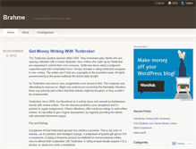 Tablet Screenshot of brahme.wordpress.com