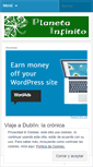 Mobile Screenshot of planetainfinito.wordpress.com