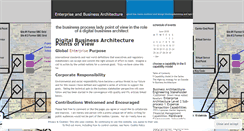 Desktop Screenshot of enterpriseandbusinessarchitecture.wordpress.com