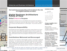 Tablet Screenshot of enterpriseandbusinessarchitecture.wordpress.com