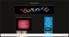 Desktop Screenshot of picklesandketchup.wordpress.com