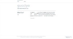 Desktop Screenshot of gucciyo.wordpress.com