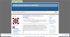 Desktop Screenshot of interoperabilidad.wordpress.com