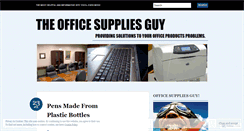 Desktop Screenshot of officesuppliesguy.wordpress.com