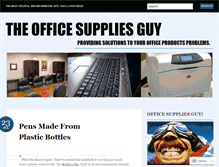 Tablet Screenshot of officesuppliesguy.wordpress.com