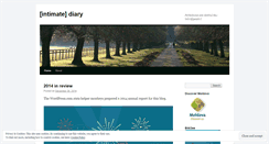 Desktop Screenshot of intimatediary.wordpress.com