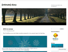 Tablet Screenshot of intimatediary.wordpress.com