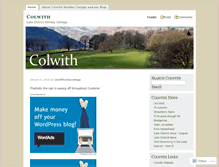 Tablet Screenshot of colwithholidaycottage.wordpress.com