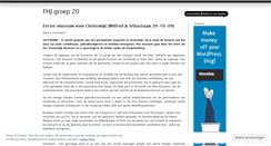 Desktop Screenshot of fhjgroep20.wordpress.com