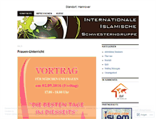 Tablet Screenshot of iisg.wordpress.com