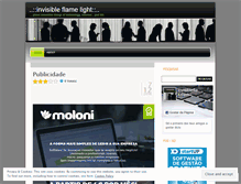 Tablet Screenshot of invisibleflamelight.wordpress.com