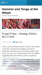 Mobile Screenshot of hammerandwheel.wordpress.com