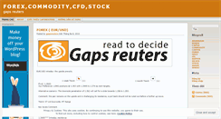 Desktop Screenshot of gapsreuters.wordpress.com