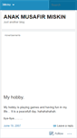 Mobile Screenshot of anakmusafir.wordpress.com